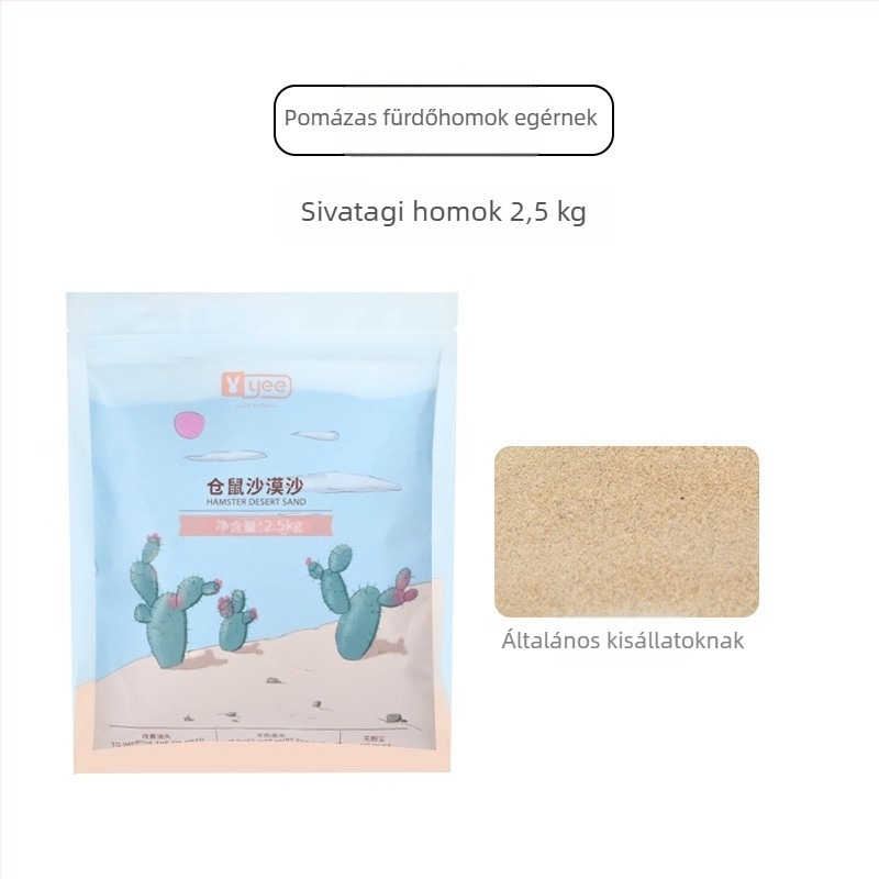 Hörcsög fürdőhomok — dezodoráló hatás, 20 darabos csomag, Shandong eredetű, hörcsögöknek