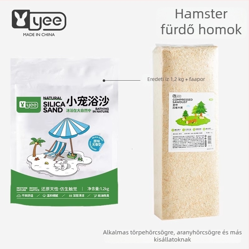 Hörcsög fürdőhomok — dezodoráló hatás, 20 darabos csomag, Shandong eredetű, hörcsögöknek