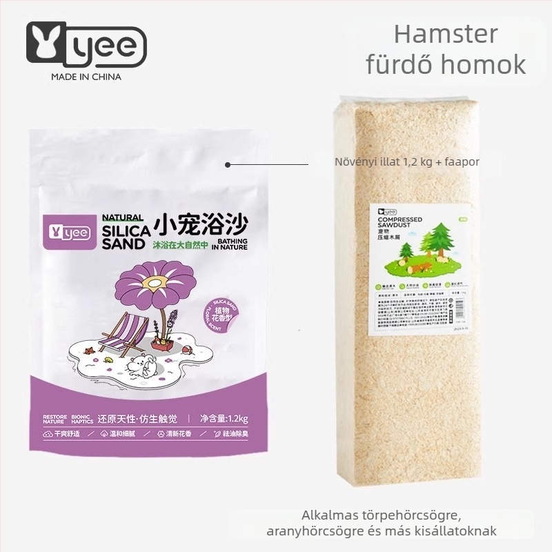 Hörcsög fürdőhomok — dezodoráló hatás, 20 darabos csomag, Shandong eredetű, hörcsögöknek