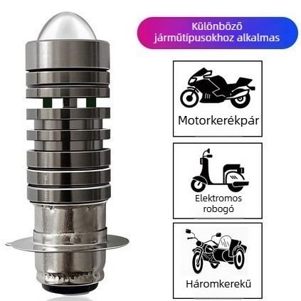LED motorkerékpár fényszóró Fisheye fényével – alumínium ház, 9W, 8–85V, 0,2A