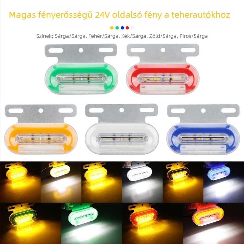 Kamion oldalsó lámpák, ABS+LED, 24V, Model TRUCK034, Kevanly
