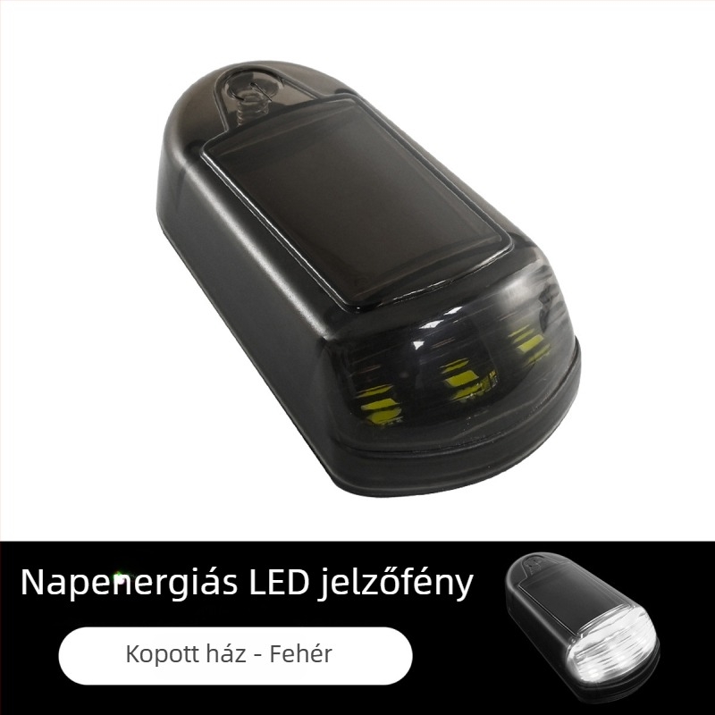LED napelemes tetővilágítás teherautókhoz és pickupokhoz – vezeték nélküli, villogó és pilótalámpa, modell warning020, 12V, PVC, univerzális kompatibilitás, testreszabható