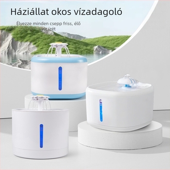 YOMI Okos kisállat vízforrás macskáknak és kutyáknak — Automatikus szűrés és keringés, Funkció a kiszáradás ellen, Levehető kialakítás, Nagy kapacitás