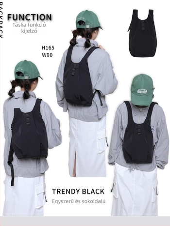 Könnyű kültéri hátizsák, uniszex, 20–35 L, 9 hüvelykes laptop, légpárnás vállpánt, lélegző