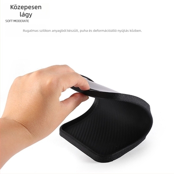 Autótelefon-tartó szilikonból – multifunkcionális, összecsukható, csúszásmentes párna; Anyag: Szilikon; Összecsukható dizájn; Nyomtatott logó: Igen; Márka: Billion