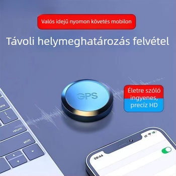 Vezeték nélküli autónyomkövető eszköz antifurt funkcióval és távoli hangrögzítéssel