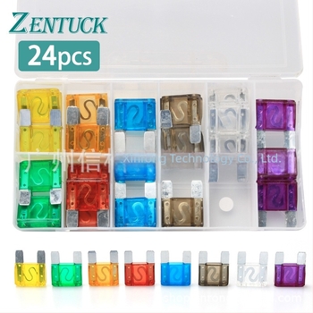 Autó biztosíték Xenon lámpákhoz, alacsony feszültségű biztosíték, 24 darabos csomag, Xinrong Technology