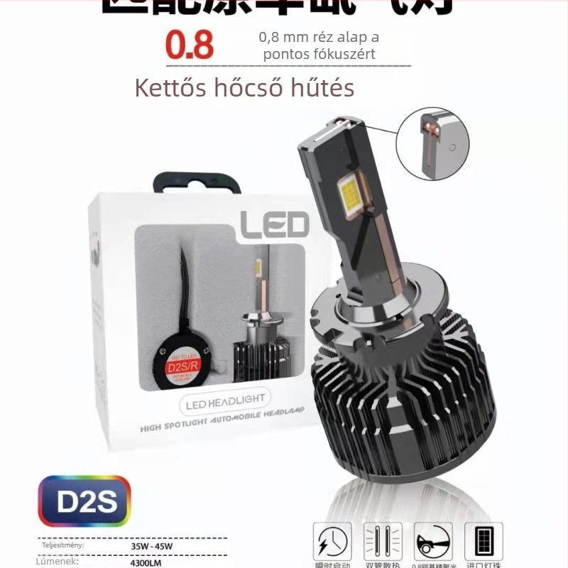 D2 LED autófényszóró 12V 45W 6000K
