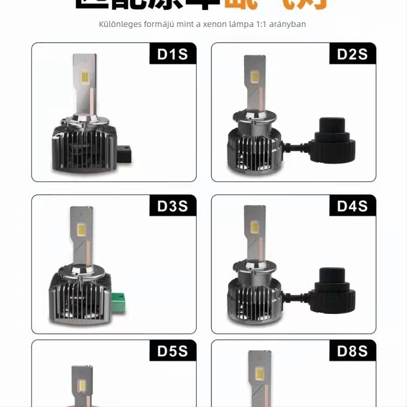 D2 LED autófényszóró 12V 45W 6000K