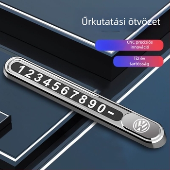 Fém autó ideiglenes parkolási szám-tábla dísz – kapcsolati telefon megjelenítésére; Márka Ancient style; Anyag Fém; Logó nyomtatás Elérhető; Típus Egyéb