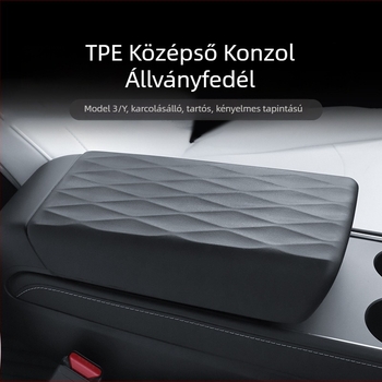 Tesla Model 3/Y középkonzol kartámasz fedél – műanyag védőburkolat belső kiegészítő, termékkód Al1024466882