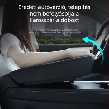 Tesla Model 3/Y középkonzol kartámasz fedél – műanyag védőburkolat belső kiegészítő, termékkód Al1024466882