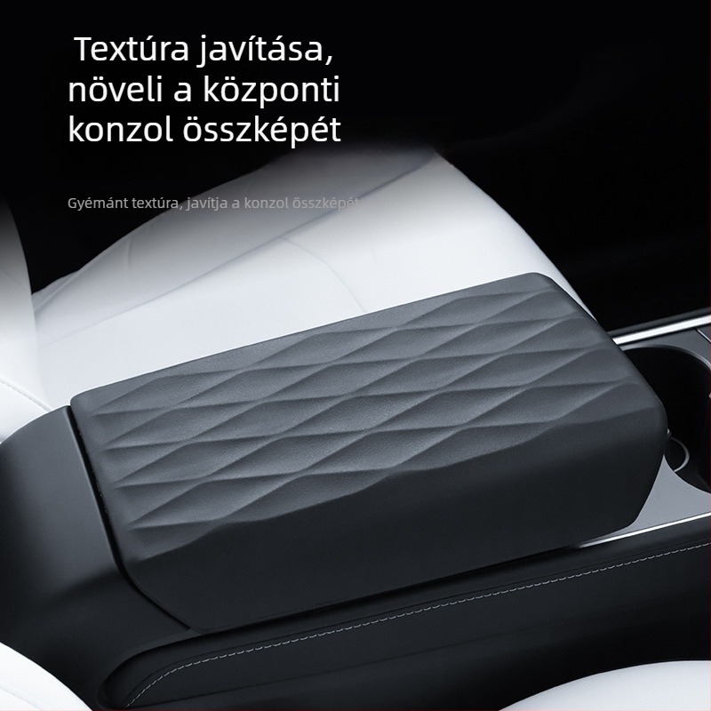 Tesla Model 3/Y középkonzol kartámasz fedél – műanyag védőburkolat belső kiegészítő, termékkód Al1024466882