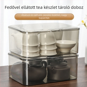 Independence 4898 PS Teás tároló doboz fedéllel, porálló, asztali rendező teához és poharakhoz (1 L)