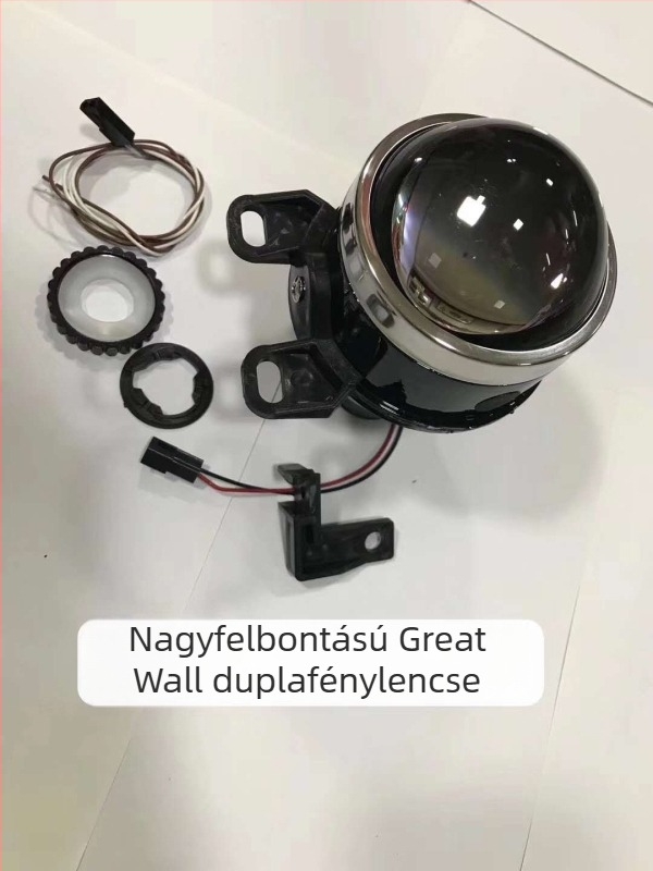 Elülső ködfényszóró HID kettős lencsével, 55W, 12V, 6000LM, 6000K, kompatibilis Toyota-modellekkel (pl. Corolla, Prado, RAV4, Highlander)