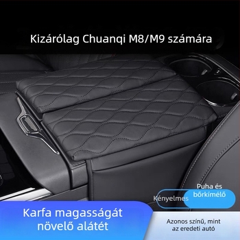 Trumpchi M8/M9 középső kartámasz párna – bőr, Special márka, testreszabható, középső emelő párna