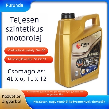 Teljesen szintetikus benzines motorolaj 5W-40 autókhoz, API SP