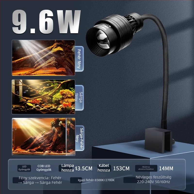 Akvarisztikus tájvilágító lámpa (Márka BESSN; Nem importált; Vízálló)