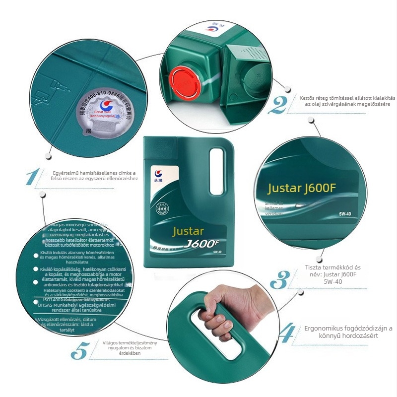 Great Wall Jinjixing motorolaj J600F SP 5W-40 benzinmotorhoz, sedanhoz, API SN, SAE 5W-40