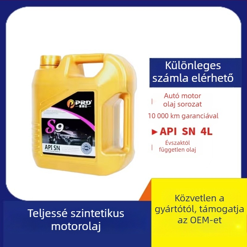 Benzines motorokhoz szóló motorolaj – teljesen szintetikus, 5W-30, API SN, minden évszakra
