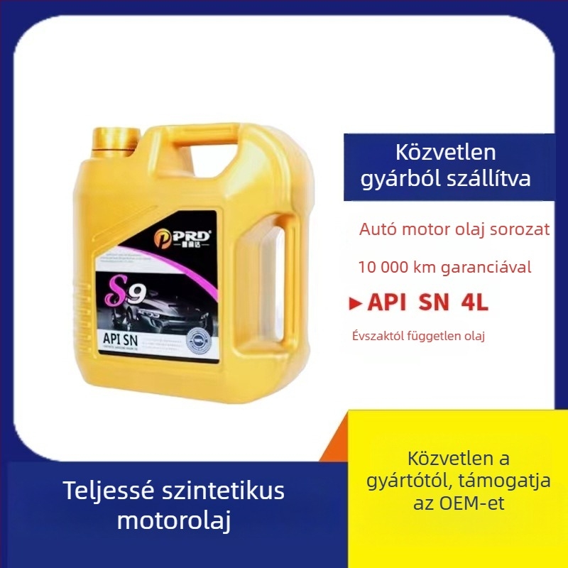 Benzines motorokhoz szóló motorolaj – teljesen szintetikus, 5W-30, API SN, minden évszakra
