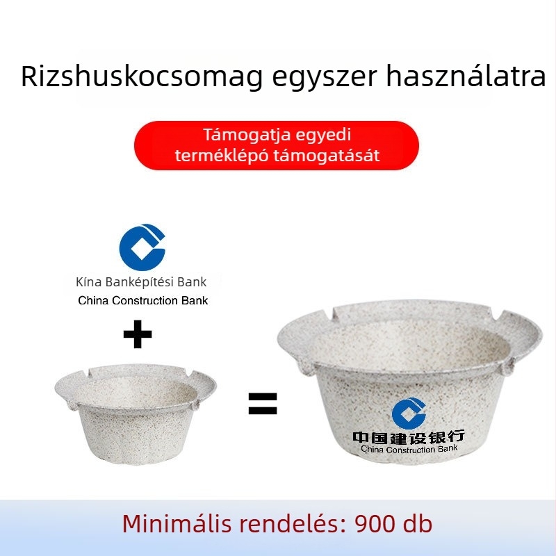 Egyszer használatos műanyag hamutál anti-szóródó kialakítással, logónyomtatás, testreszabható; Daoying; 900 darab/doboz; alkalmas biliárdszobákra, bárokra és autóhasználatra.