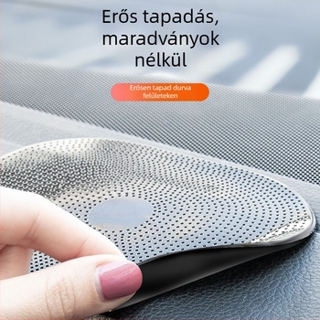 Autó központi műszerfalhoz készült csúszásmentes pad — PU anyag, telefon tartó, ragasztó alátét, magas hőmérséklet-álló