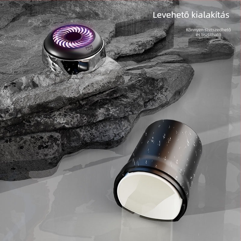 Autó hamutál kerámiabelsővel, modell Y26, anyag: ABS + kerámiabelső, súly 265 g, LED éjszakai fény, hangulatfény