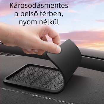Autóhoz készült csúszásmentes matt a középkonzolhoz — PVC, logónyomtatás és testreszabás