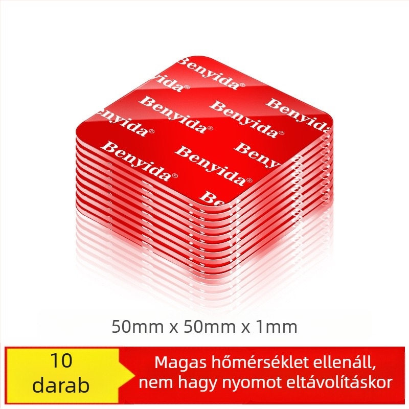 Benyida Autótelefon-tartó Alap Dupla Oldali Nano Adhesív Szalaggal, Magas Viskozitás