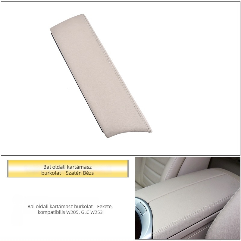 Mercedes‑Benz C-osztály és GLC középső kartámasz fedél – Shangdi, kompatibil W205/W253, alkalmazható modellek: C 14–21; C 14–22; GLC 15–21, súly 0,9 kg, anyag: Egyéb