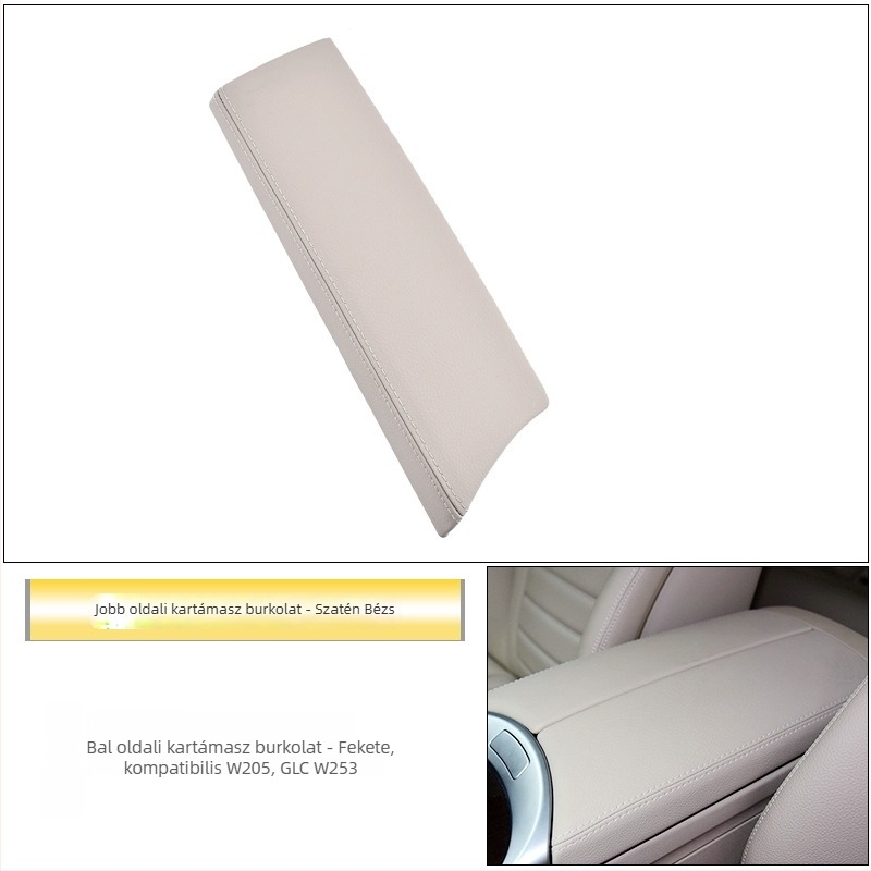 Mercedes‑Benz C-osztály és GLC középső kartámasz fedél – Shangdi, kompatibil W205/W253, alkalmazható modellek: C 14–21; C 14–22; GLC 15–21, súly 0,9 kg, anyag: Egyéb