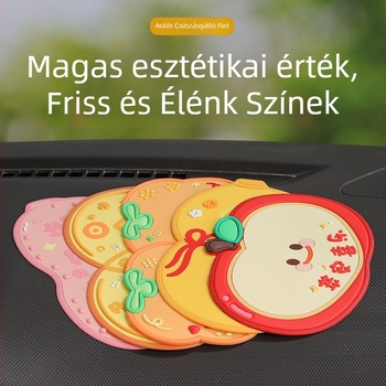 Quanyue PVC csúszásmentes autómatrac középkonzol díszítéssel karikatúra motívummal