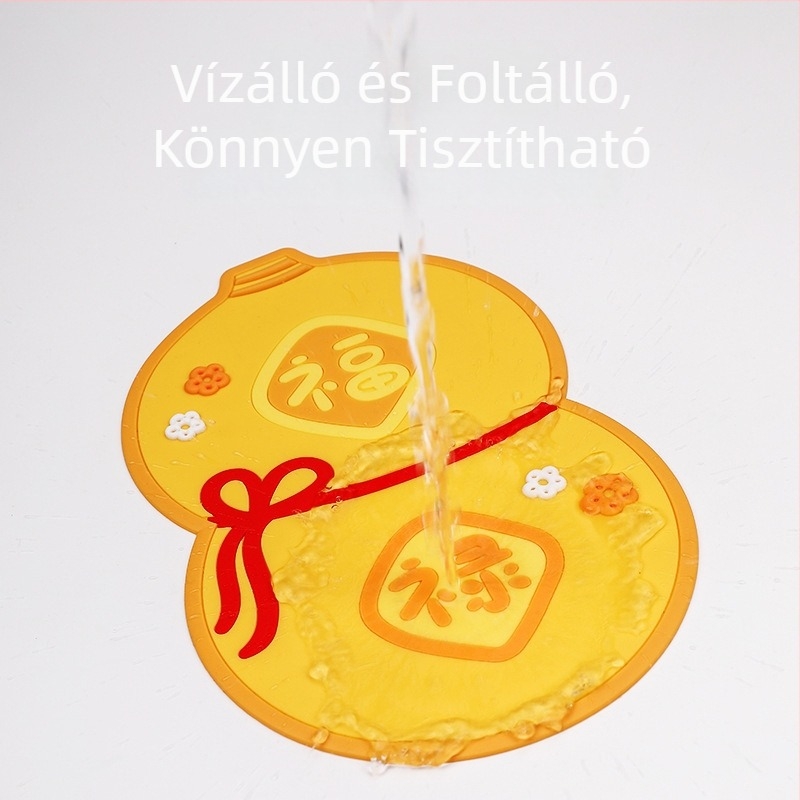 Quanyue PVC csúszásmentes autómatrac középkonzol díszítéssel karikatúra motívummal