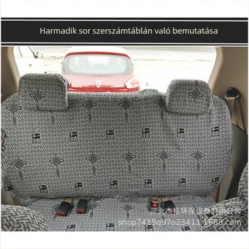 Teljes lefedésű hátsó üléshuzat furgonhoz, PVF felület, univerzális 7–8 ülésre, kopásálló, kb. 2,5 kg, Wuling számára