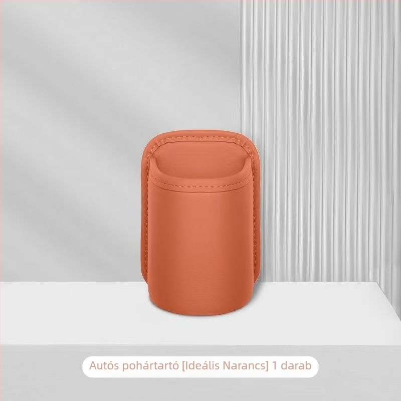 Bőr autós pohártartó és hátsó ülés tároló rekesz az ajtó fogantyújához — Márka Fadil, Modell Storage Box, Cikkszám Cup Holder