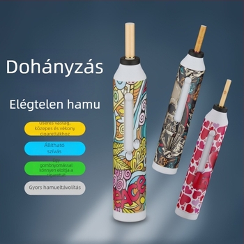 Autóba való cigarettás készlet egy gombnyomásos eloltóval, hamu nélkül, modell XC-YHG13, XCLPF, anyag: gyanta, belső használatra, 60 g