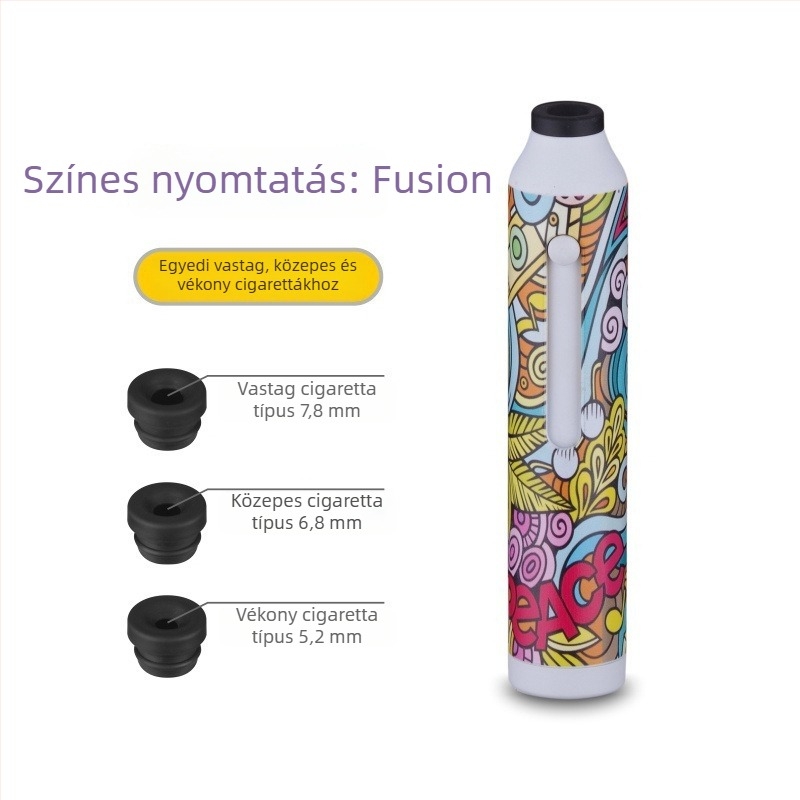 Autóba való cigarettás készlet egy gombnyomásos eloltóval, hamu nélkül, modell XC-YHG13, XCLPF, anyag: gyanta, belső használatra, 60 g