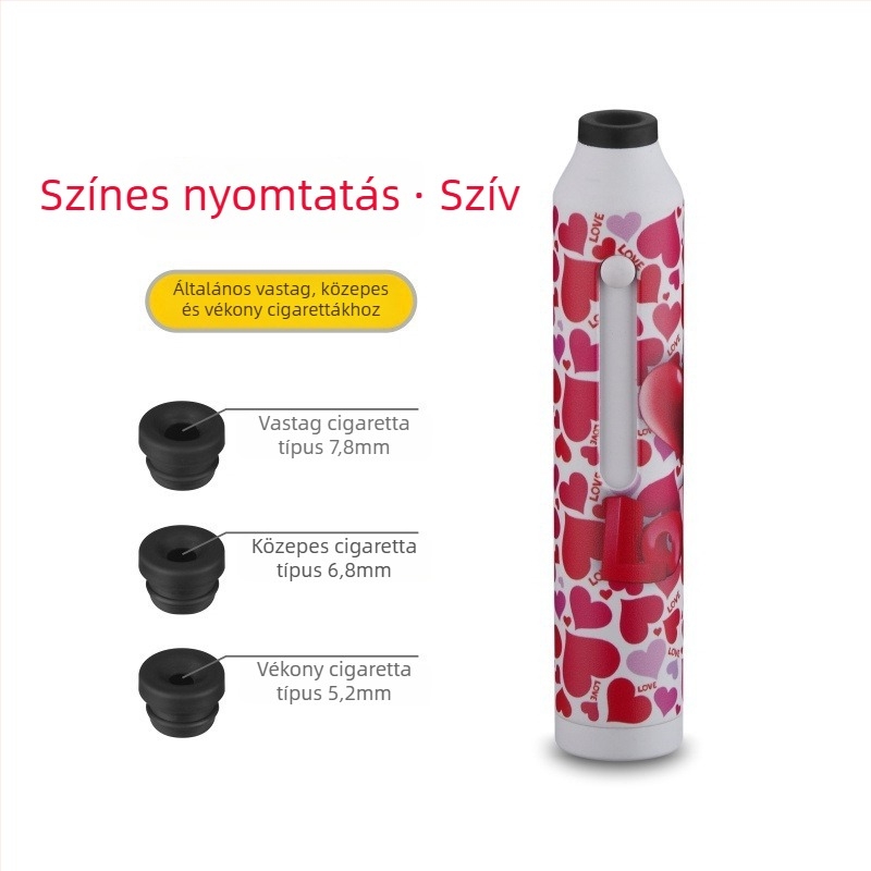 Autóba való cigarettás készlet egy gombnyomásos eloltóval, hamu nélkül, modell XC-YHG13, XCLPF, anyag: gyanta, belső használatra, 60 g