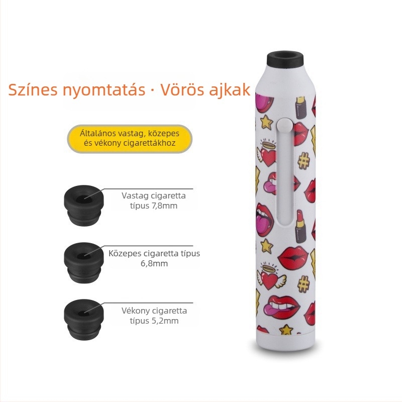 Autóba való cigarettás készlet egy gombnyomásos eloltóval, hamu nélkül, modell XC-YHG13, XCLPF, anyag: gyanta, belső használatra, 60 g