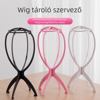 Baiyao Wigs parókaállvány – paróka támogatás és tárolás, 90 g