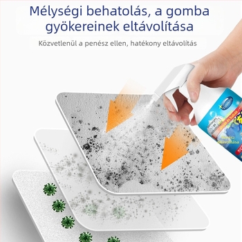 Lian Jie penészmentesítő spray – falakhoz, hűtőkhöz és mosógép tömítőgumijaihoz; 500 ml; mély fertőtlenítés, szageltávolítás; többfunkciós tisztítószer