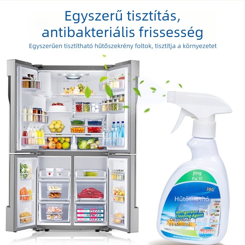 Multifunkcionális tisztító spray 400ml – 99,99% sterilizáció; hűtő, sütő és mikró tisztítására; antibakteriális, mély fertőtlenítés, friss illat