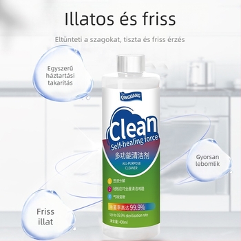 Qingxiang többfunkciós tisztító háztartási használatra — hűtő, fagyasztó, fürdőszoba és padló tisztítására; 400 ml; mély fertőtlenítés; friss illat; tartós védelem; biztonságos fertőtlenítés