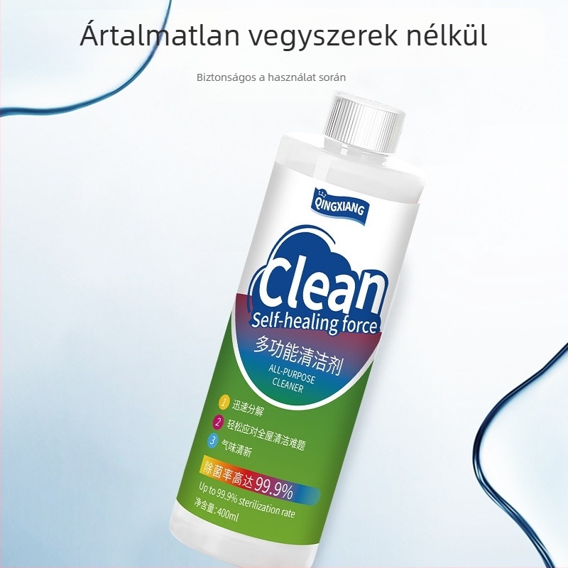 Qingxiang többfunkciós tisztító háztartási használatra — hűtő, fagyasztó, fürdőszoba és padló tisztítására; 400 ml; mély fertőtlenítés; friss illat; tartós védelem; biztonságos fertőtlenítés