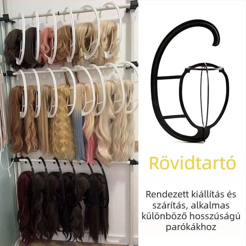 Wig állvány tároló és függő kijelző, levehető és hordozható; Eredet: Zhejiang; Nettó tartalom: 200