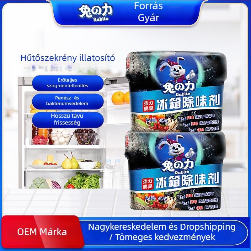 Hűtőszekrény dezodoráló – Rabbit Power, 150 g, Friss illat, CZ0266-TZL0702