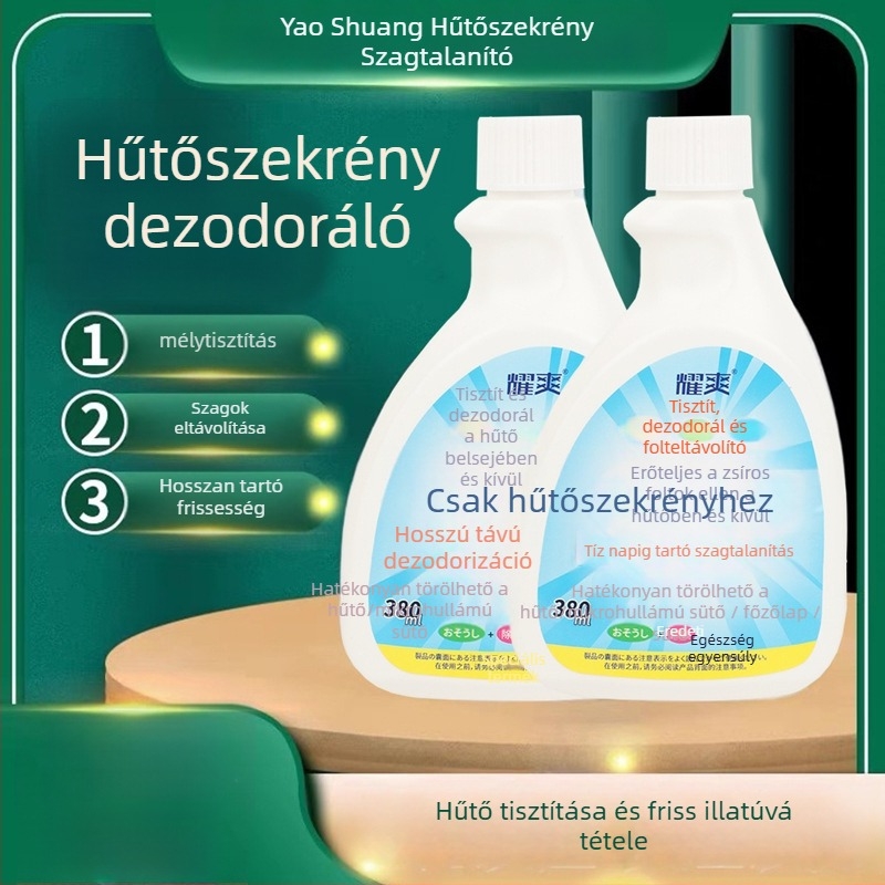 Hűtőszekrény tisztító dezodoráló hab – penész és szag eltávolítása, friss illat, tisztítás és dezodorálás