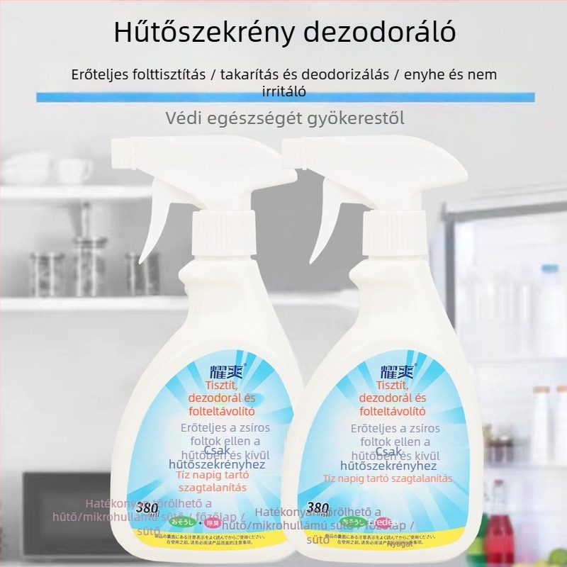 Hűtőszekrény tisztító dezodoráló hab – penész és szag eltávolítása, friss illat, tisztítás és dezodorálás