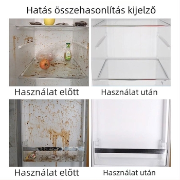 Többszörös tisztító hűtőszekrényhez, sütőhöz és mikrohullámú sütőhöz – mély dekontamináció, kalciumlerakódások eltávolítása, citrom illat, 24 üveges csomag